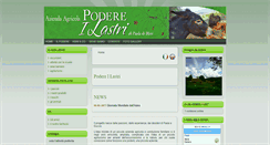 Desktop Screenshot of podereilastri.it